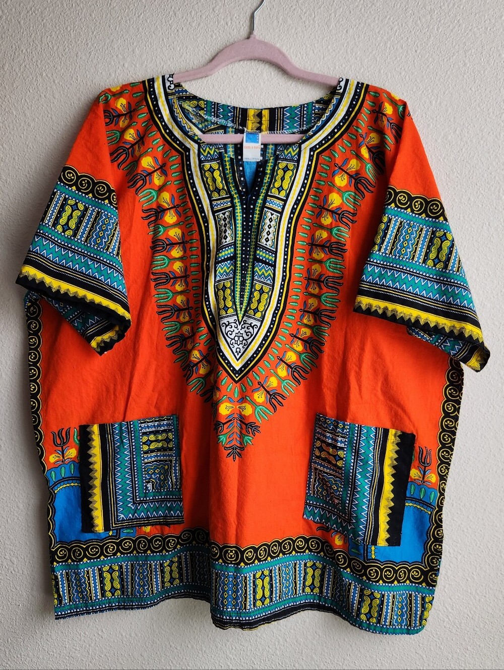 African Dashiki Angelin Print Top